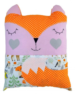 ПОДУШКА ЗВЕРУШКА ЛИСА