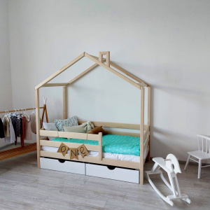 КРОВАТЬ ДОМИК - FUTURAS БЕЗ ПОКРАСКИ