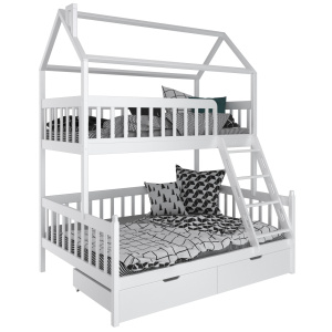 КРОВАТЬ ДОМИК ДВУХЪЯРУСНАЯ - BRONKO