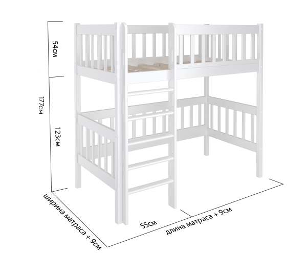 КРОВАТЬ ЧЕРДАК - FABILIA