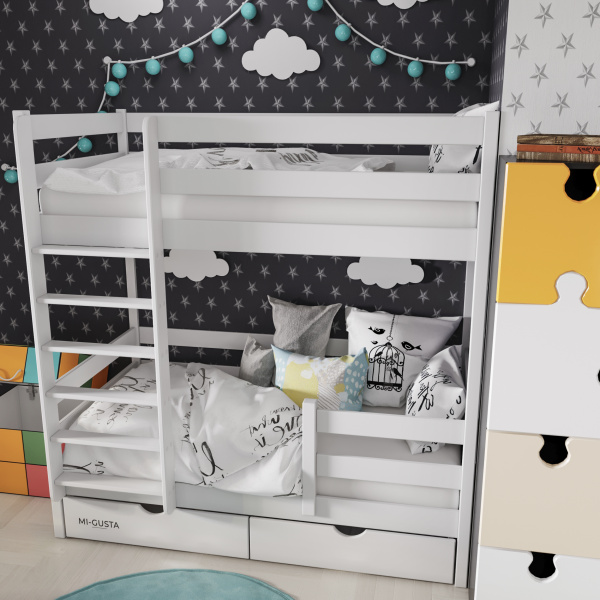 КРОВАТЬ ДЕТСКАЯ ДВУХЪЯРУСНАЯ - HEMI