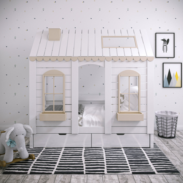 КРОВАТЬ ДОМИК - JEMINI+