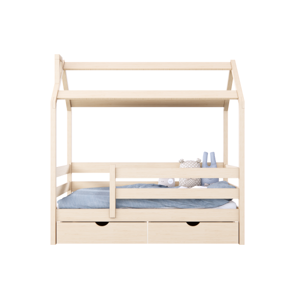 КРОВАТЬ ДОМИК - BALLU БЕЗ ПОКРАСКИ