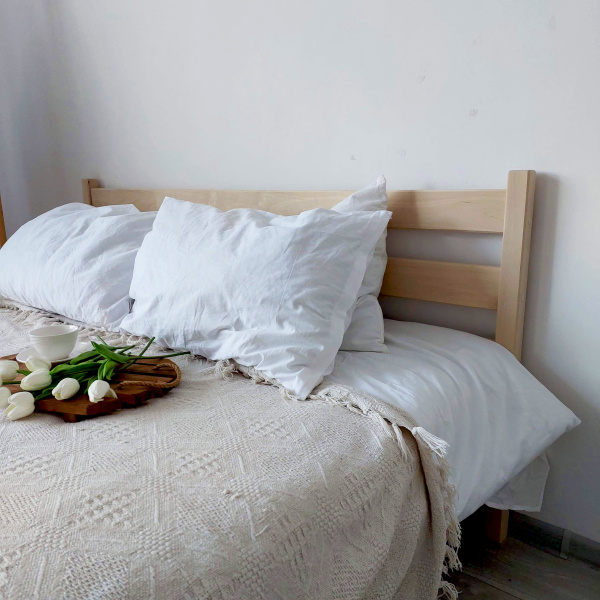 КРОВАТЬ ДВУСПАЛЬНАЯ - ELIAS БЕЗ ПОКРАСКИ