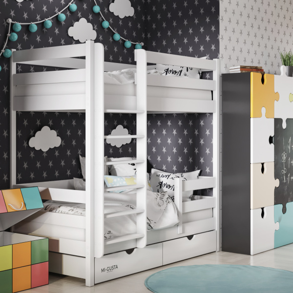 КРОВАТЬ ДЕТСКАЯ ДВУХЪЯРУСНАЯ - HEMI