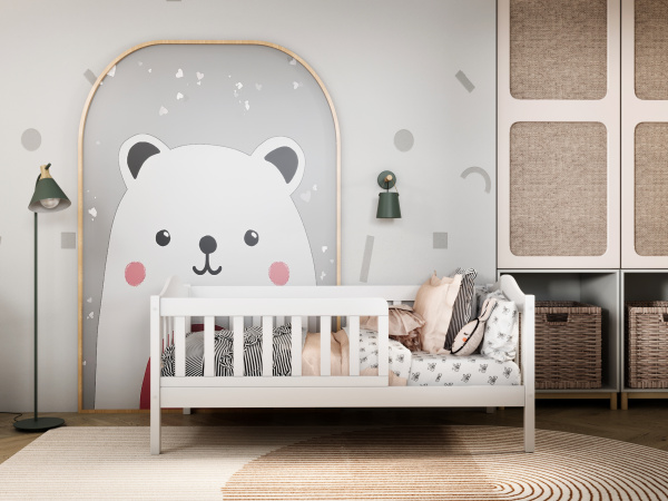 КРОВАТЬ ДЕТСКАЯ С БОРТИКОМ - VIOLA