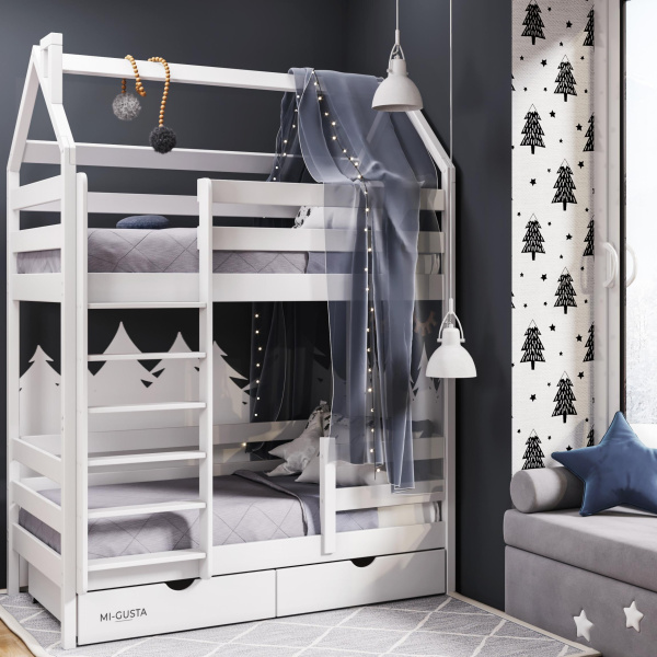 КРОВАТЬ ДЕТСКАЯ ДВУХЪЯРУСНАЯ - MASTA