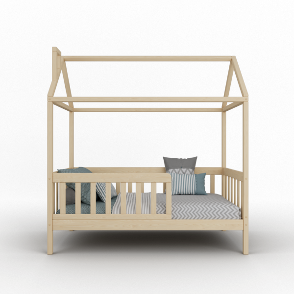 КРОВАТЬ ДОМИК - VERDI БЕЗ ПОКРАСКИ