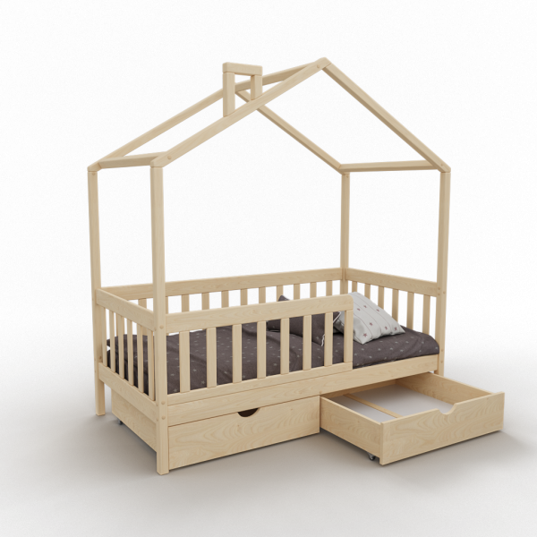 КРОВАТЬ ДОМИК - BLOOMBER БЕЗ ПОКРАСКИ