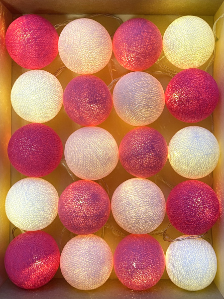 ТАЙСКАЯ ГИРЛЯНДА PINK